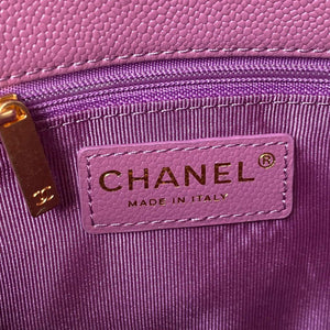 Chanel AS3103 Chanel 19 Handbag Calfskin Purple - Default Title - View 8