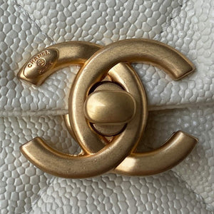 Chanel AS3103 Chanel 19 Handbag Calfskin White - Default Title - View 3