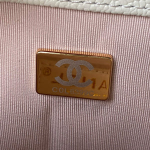 Chanel AS3103 Chanel 19 Handbag Calfskin White - Default Title - View 9