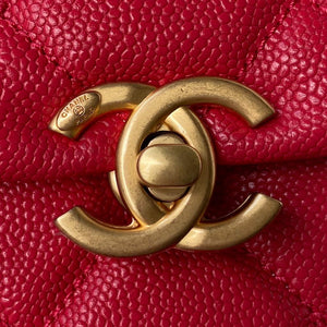 Chanel AS3108 Backpack Chanel flap bag Calfskin Red - Default Title - View 3