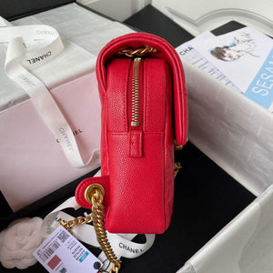 Chanel AS3108 Backpack Chanel flap bag Calfskin Red - Default Title - View 5