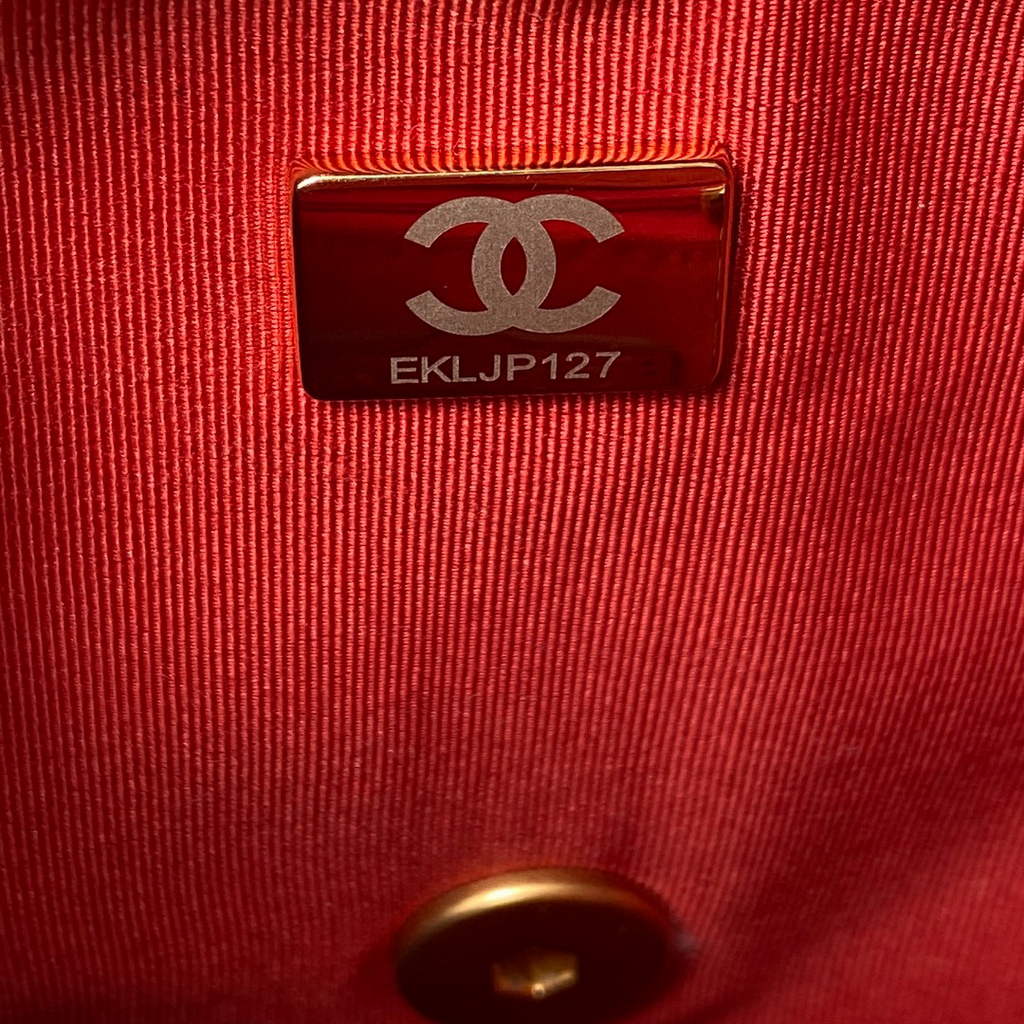 Chanel AS3108 Backpack Chanel flap bag Calfskin Red