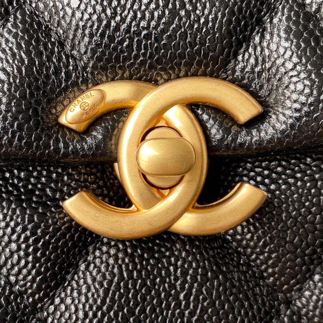 Chanel AS3108 Chanel Flap bag Grained Calfskin Black