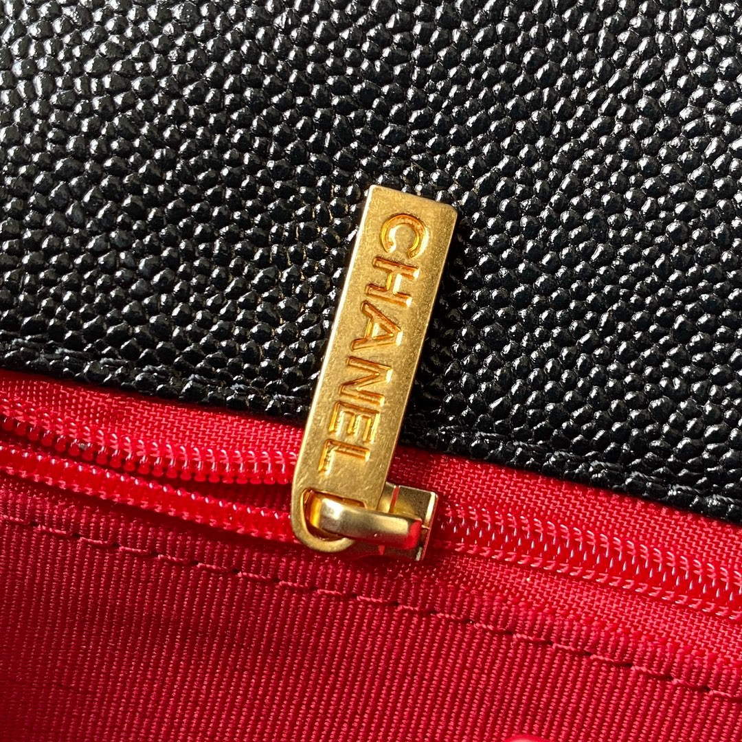 Chanel AS3108 Chanel Flap bag Grained Calfskin Black