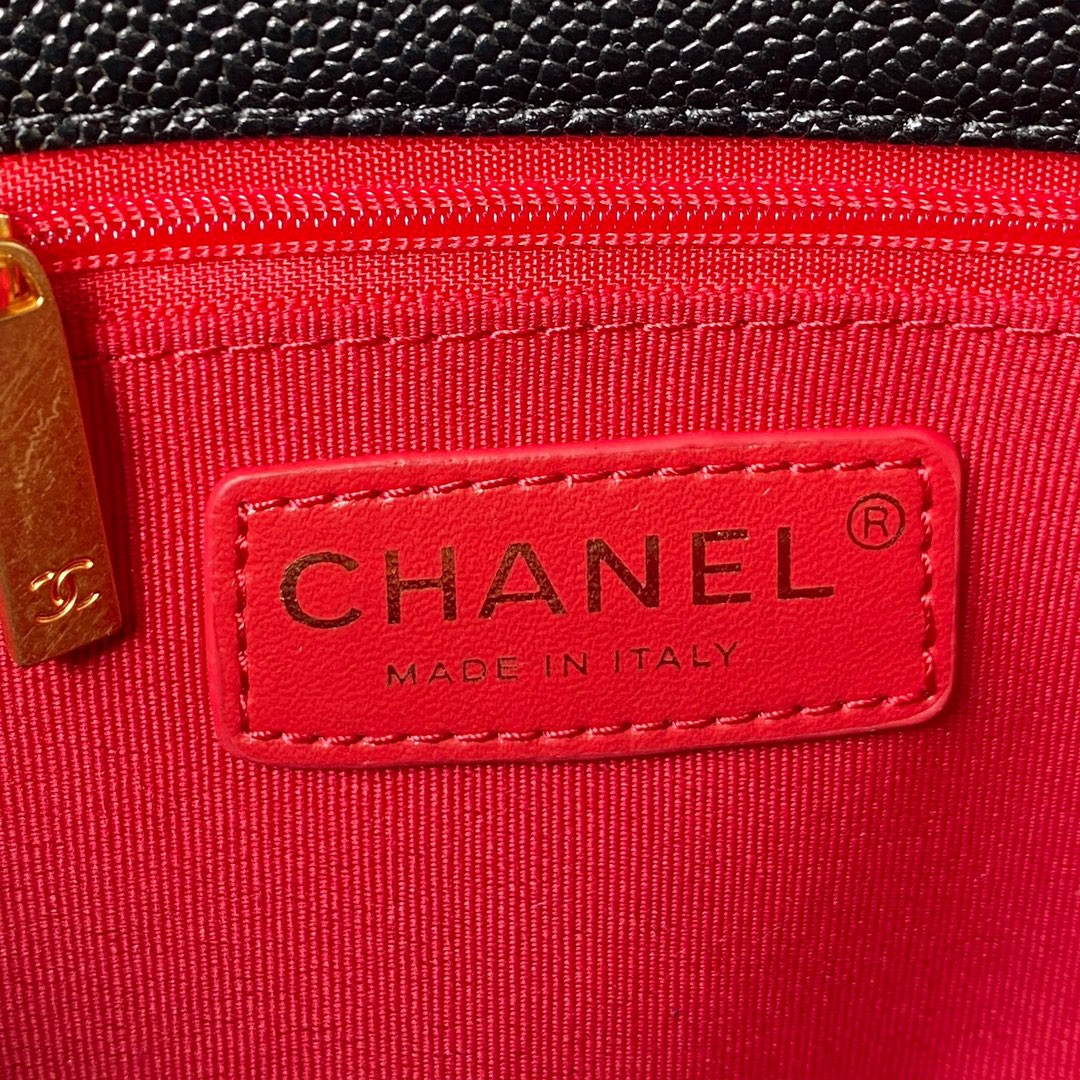 Chanel AS3108 Chanel Flap bag Grained Calfskin Black
