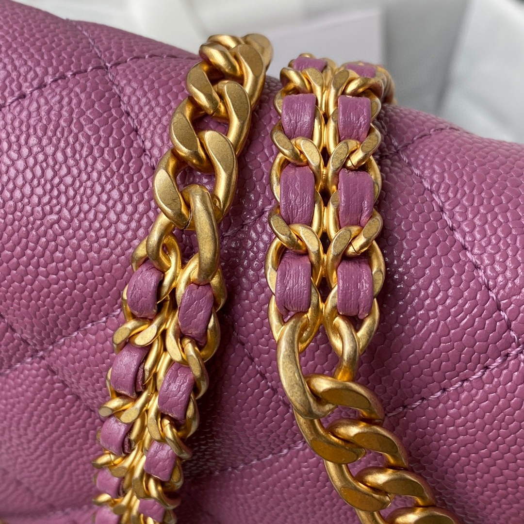 Chanel AS3108 Chanel Flap bag Grained Calfskin Purple - Default Title - View 4