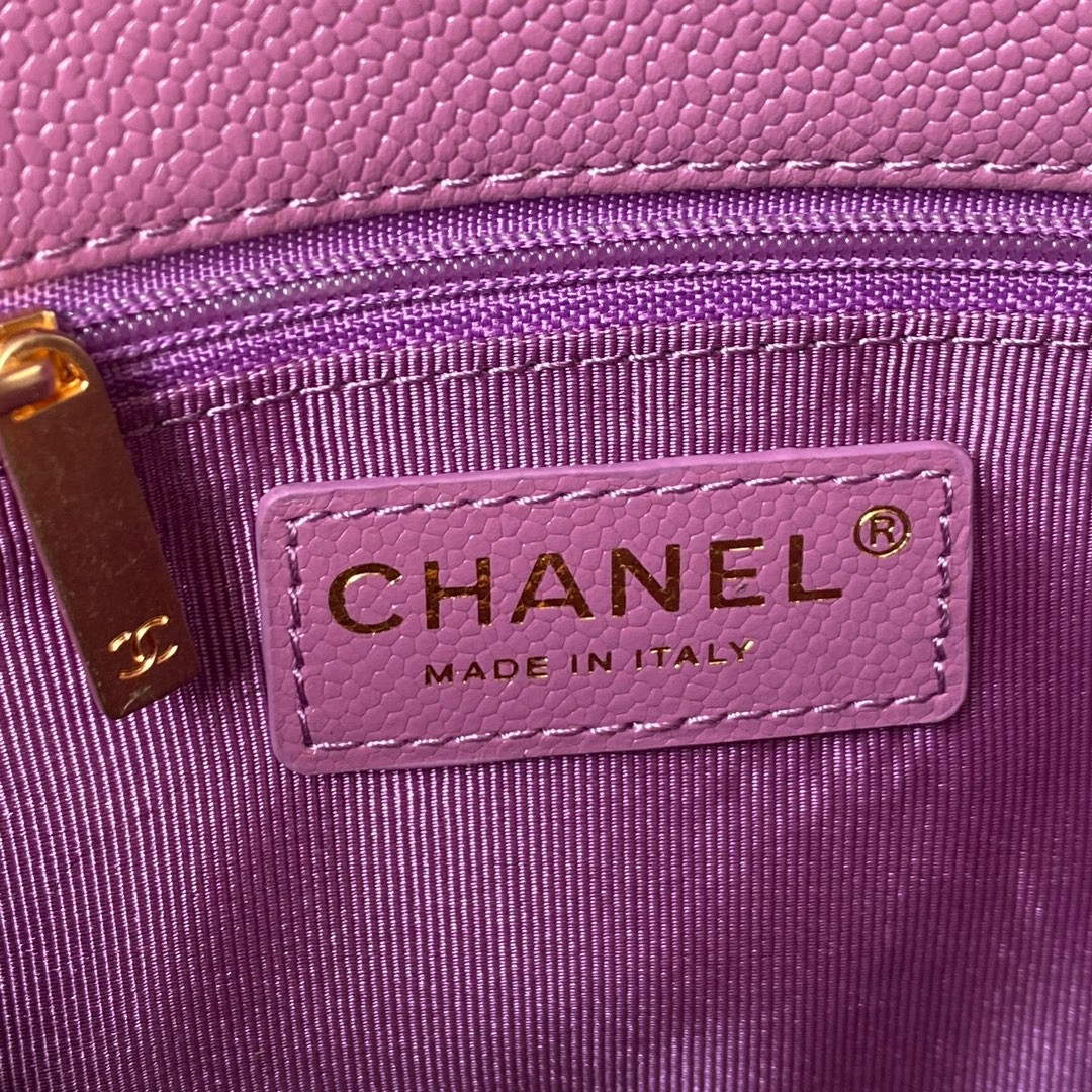 Chanel AS3108 Chanel Flap bag Grained Calfskin Purple - Default Title - View 8
