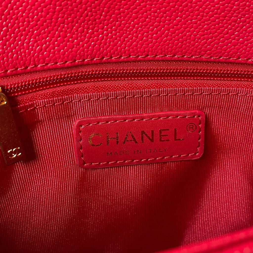 Chanel AS3108 Chanel Flap bag Grained Calfskin Red