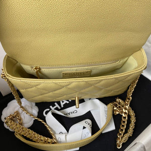 Chanel AS3108 Chanel Flap bag Grained Calfskin Yellow - Default Title - View 7