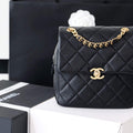 Chanel AS3108 Backpack Chanel flap bag  Calfskin Black - Default Title - View 1