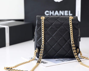Chanel AS3108 Backpack Chanel flap bag  Calfskin Black - Default Title - View 6