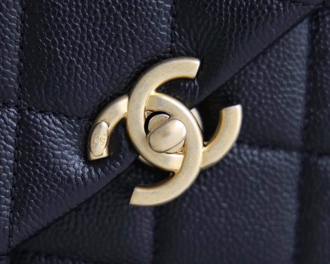 Chanel AS3108 Backpack Chanel flap bag  Calfskin Black
