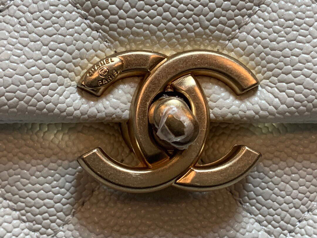 Chanel AS3108 Backpack Chanel flap bag Calfskin White
