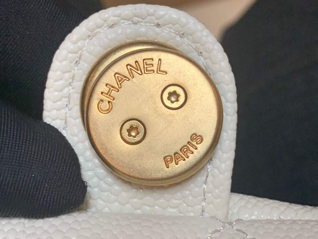 Chanel AS3108 Backpack Chanel flap bag Calfskin White