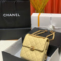 Chanel AS3108 Backpack Chanel flap bag Calfskin Yellow - Default Title - View 1