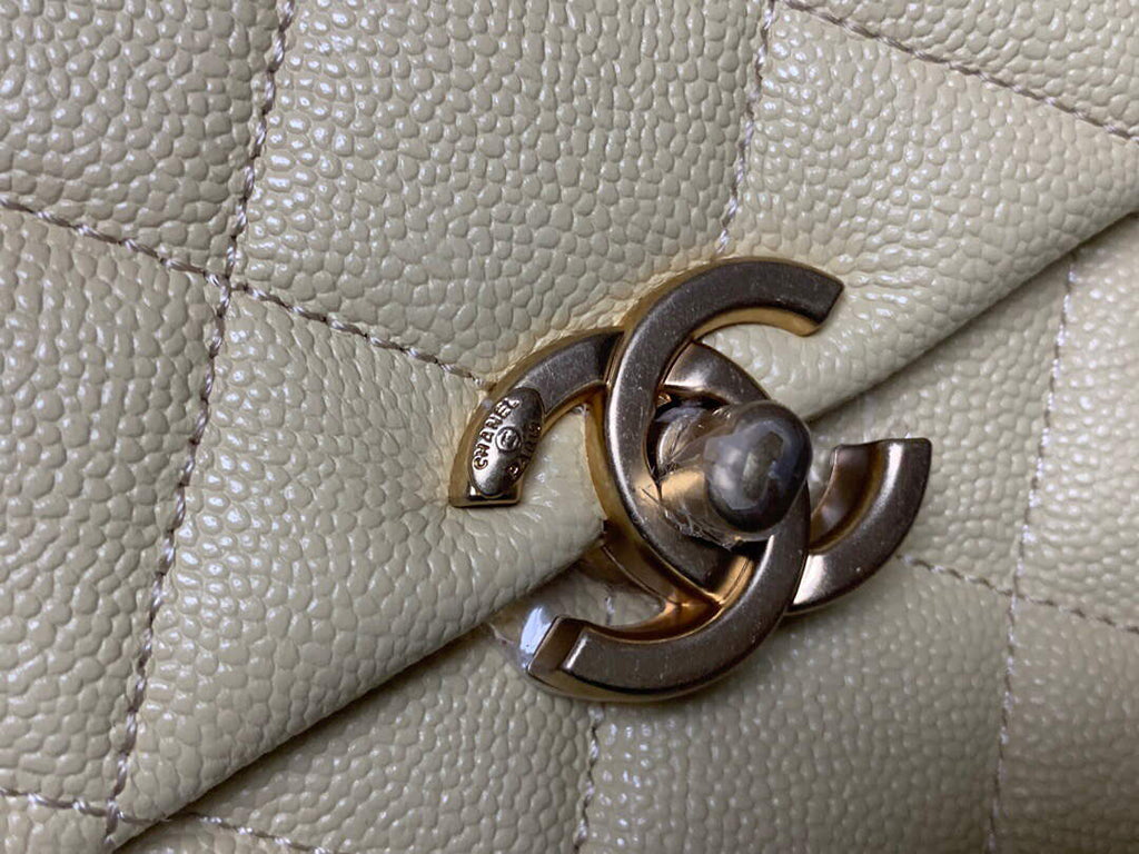 Chanel AS3108 Backpack Chanel flap bag Calfskin Yellow
