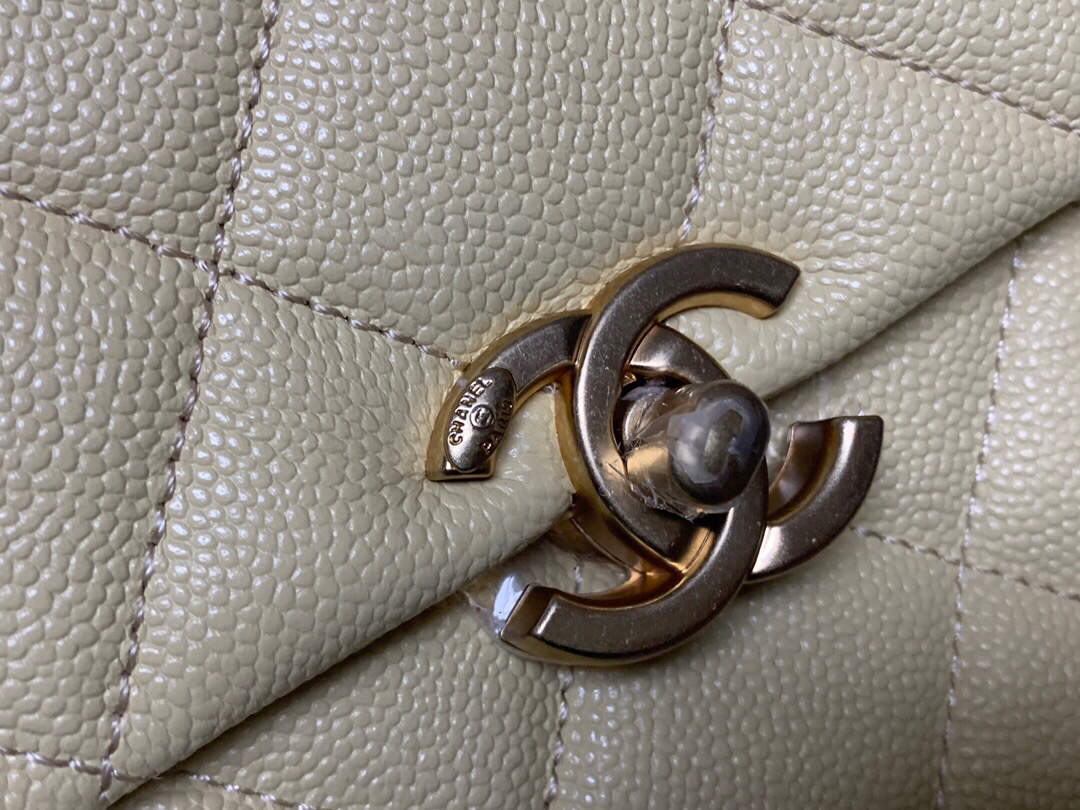 Chanel AS3108 Backpack Chanel flap bag Calfskin Yellow