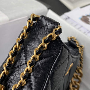 Chanel AS3112 Hobo Handbag Lambskin Black - Default Title - View 9