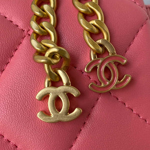 Chanel AS3113 Mini Flap Bag Lambskin Rose Red - Default Title - View 4