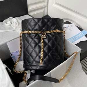 Chanel AS3117 Bucket Bag Lambskin Black - Default Title - View 1