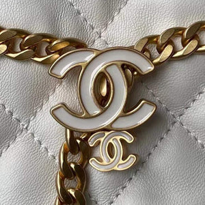 Chanel AS3117 Bucket Bag Lambskin White - Default Title - View 3