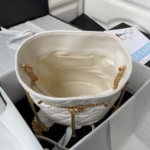 Chanel AS3117 Bucket Bag Lambskin White - Default Title - View 7