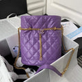 Chanel AS3117 Bucket Bag Lambskin Purple - Default Title - View 1