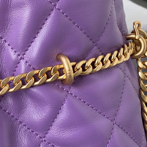 Chanel AS3117 Bucket Bag Lambskin Purple - Default Title - View 4