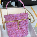 Chanel AS3117 Bucket Bag Tweed Pink - Default Title - View 1