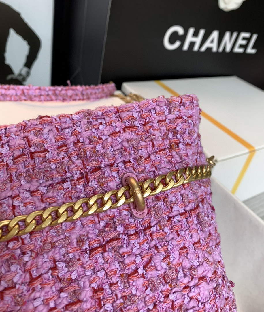 Chanel AS3117 Bucket Bag Tweed Pink - Default Title - View 5