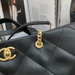 Chanel AS3128 Maxi Shopping Bag Calfskin In Black - Default Title - View 6