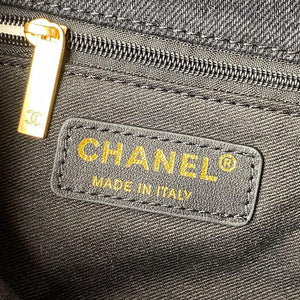 Chanel AS3134 Small Flap Bag Printed Denim Black - Default Title - View 8
