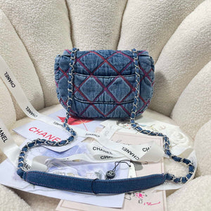 Chanel AS3188 22A Beach Denim saddle bag Denim blue - Default Title - View 2