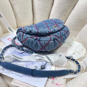 Chanel AS3188 22A Beach Denim saddle bag Denim blue - Default Title - View 3