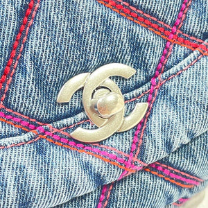 Chanel AS3188 22A Beach Denim saddle bag Denim blue - Default Title - View 6