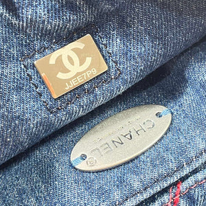 Chanel AS3188 22A Beach Denim saddle bag Denim blue - Default Title - View 8