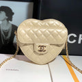 Chanel AS3191 Large Heart Bag Lambskin Gold - Default Title - View 1