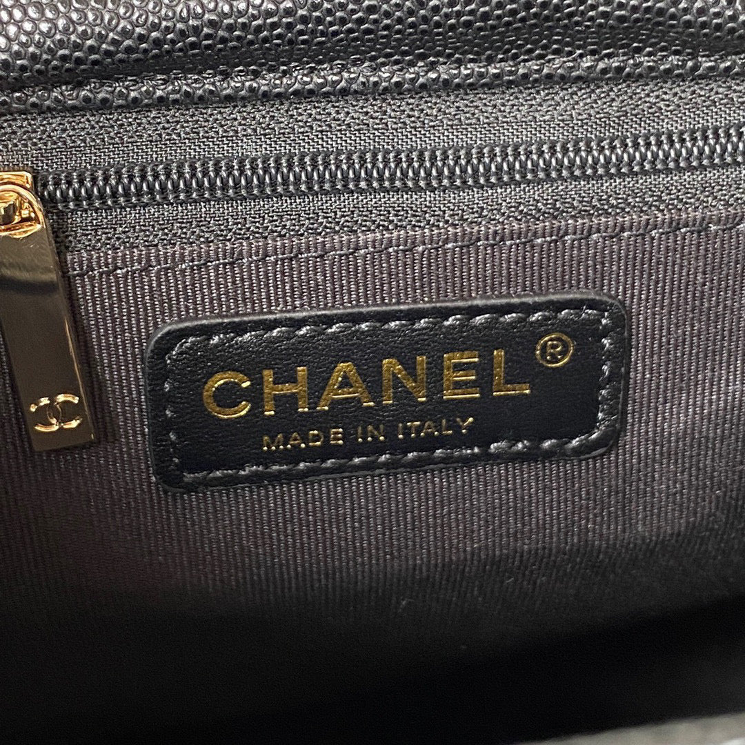 Chanel Backpack Calfskin AS3200 Black Gold - Default Title - View 8