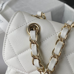 Chanel Backpack AS3200 Calfskin White Gold - Default Title - View 4