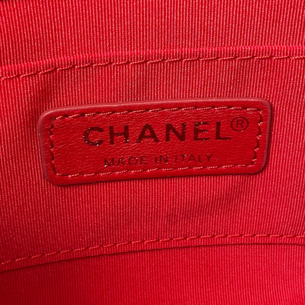 Chanel Mini Flap Bag Lambskin Gold-Tone Metal AS3205 Red