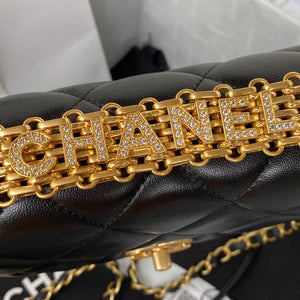 Chanel Mini Flap Bag Lambskin AS3239 Black - Default Title - View 4