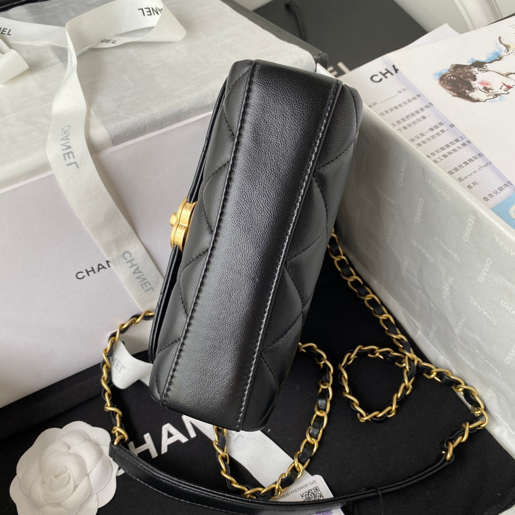 Chanel Mini Flap Bag Lambskin AS3239 Black