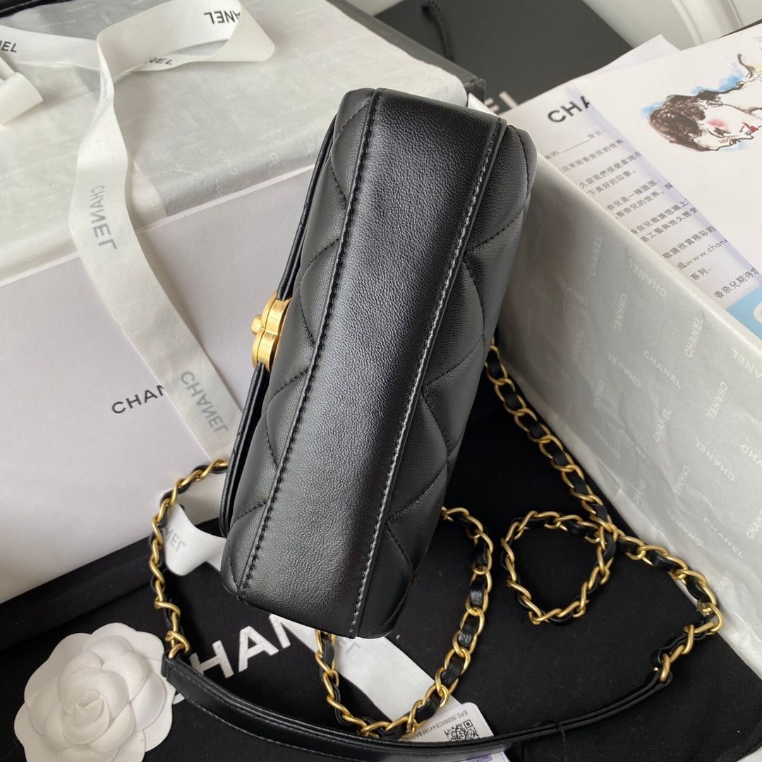 Chanel Mini Flap Bag Lambskin AS3239 Black