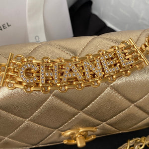 Chanel Mini Flap Bag Lambskin AS3239 gold - Default Title - View 4