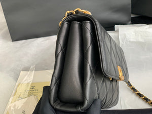 Chanel Small Flap Bag Lambskin AS3240 Black - Default Title - View 5