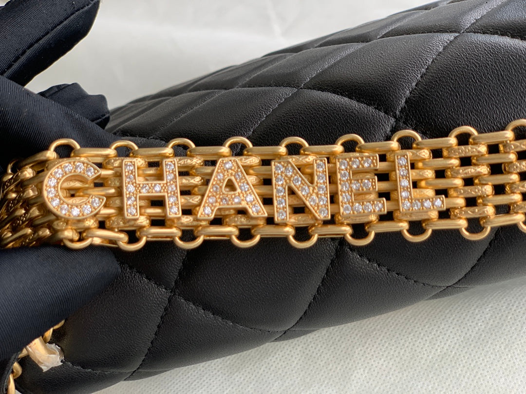 Chanel Small Flap Bag Lambskin AS3240 Black - Default Title - View 6