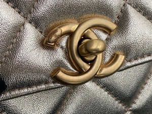 Chanel Small Flap Bag Lambskin AS3240 Gold - Default Title - View 2
