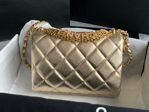 Chanel Small Flap Bag Lambskin AS3240 Gold - Default Title - View 5