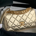 Chanel Small Flap Bag Lambskin AS3241 Gold - Default Title - View 1