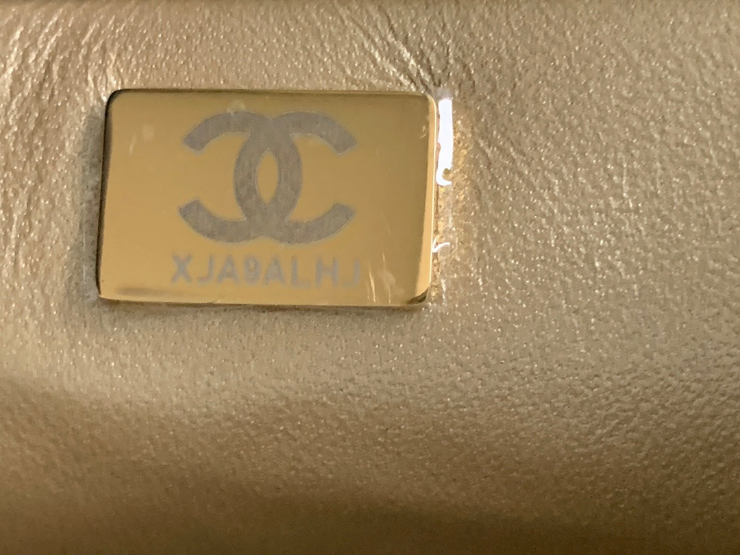 Chanel Small Flap Bag Lambskin AS3241 Gold - Default Title - View 9